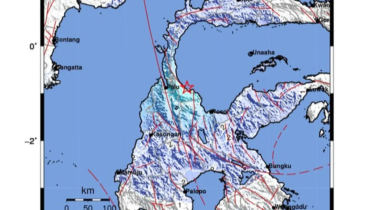 Gempa Magnitudo 5,0 mengguncang Palu, Sulawesi Tengah, Rabu (3/9/2025) pada pukul 06:53:12 WIB.