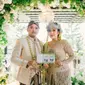 Roby Satria alias Roby Geisha menikahi Hanna Hanifa dengan maskawin berupa perhiasan emas 3,8 gram dan liontin berlian 0,1 karat. Akad nikah berjalan lancar. (Foto: Dok. Instagram @roby_geisha)