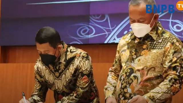 Sertijab Kepala BNPB yang dilakukan di Ruang Serbaguan Sutopo Purwo Nugroho Graha BNPB pada Rabu, 17 November 2021.