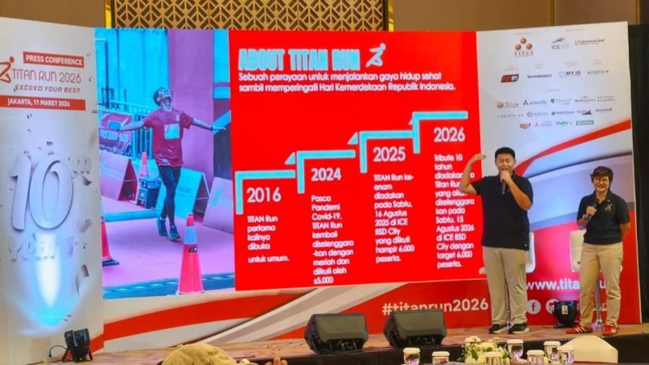 Titan Run 2026 Targetkan 6.000 Pelari, Rayakan Satu Dekade dengan Nuansa Kemerdekaan