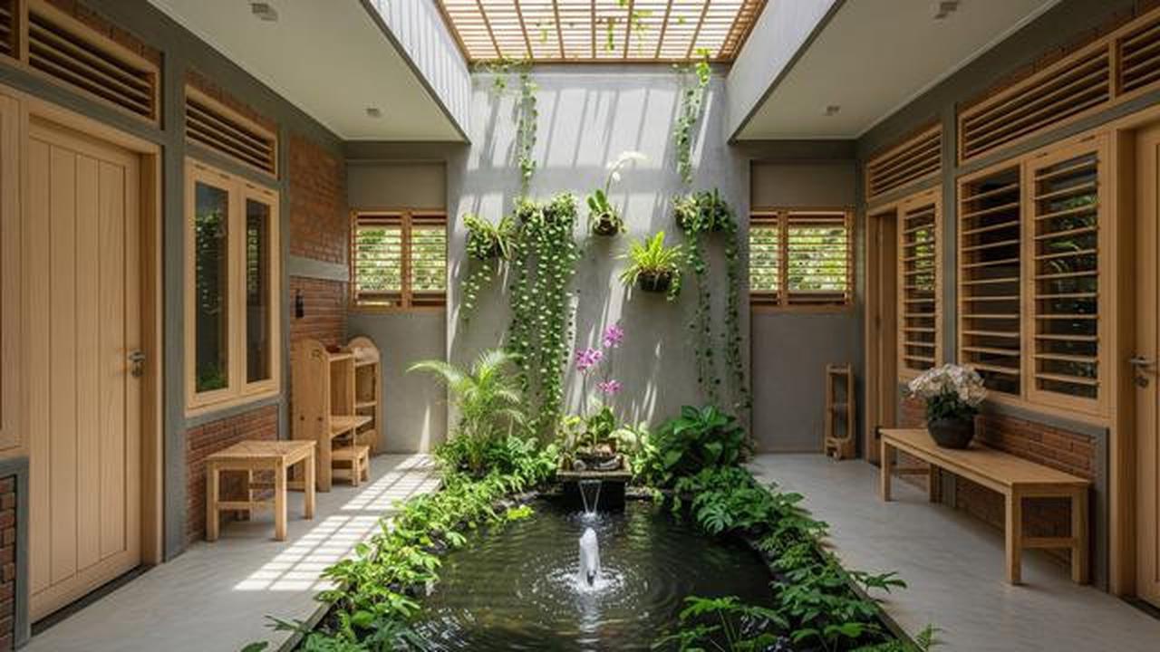 6 Desain Rumah Mini dengan Atrium Kecil, Ideal untuk Lahan Terbatas