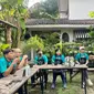 Kelas bercocok tanam organik di Mandira's Garden, Kemang, Jakarta Selatan. (Dok. Liputan6.com/Dyra Daniera)