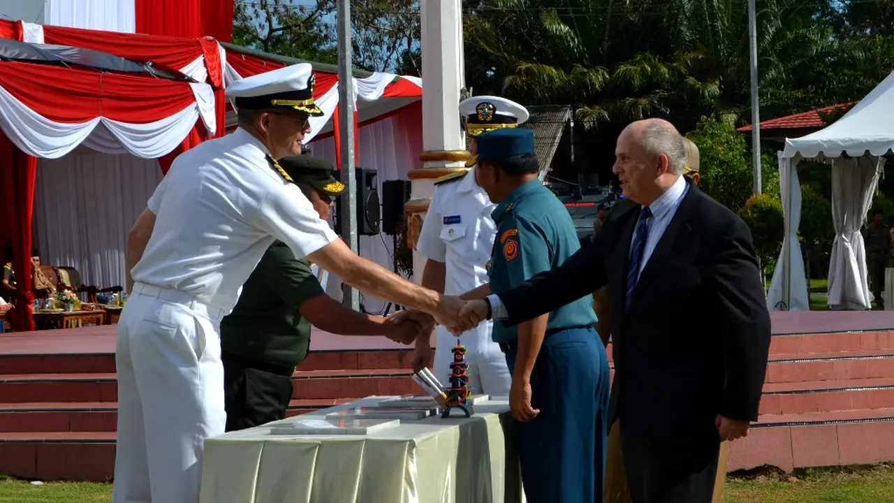 Militer Amerika Pimpin Misi Tanggap Bencana Multilateral di Bengkulu