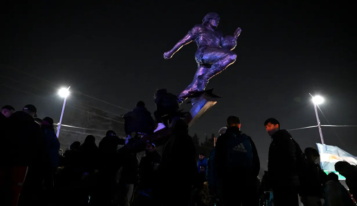 Ini menjadi gelar juara ke-16 bagi Argentina dalam sejarah Copa America. (Luis ROBAYO/AFP)