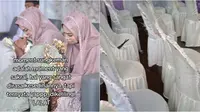 Potret pilu acara pernikahan dipenuhi ribuan lalat, curhatan pengantin ini viral. (Sumber: TikTok/@apat13243)
