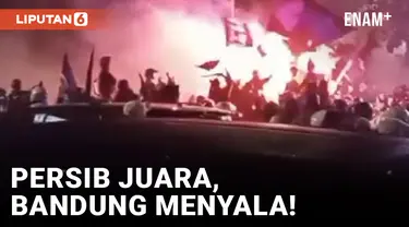 Persib Juara Liga 1, Ribuan Bobotoh Serbu Lapangan Gasibu