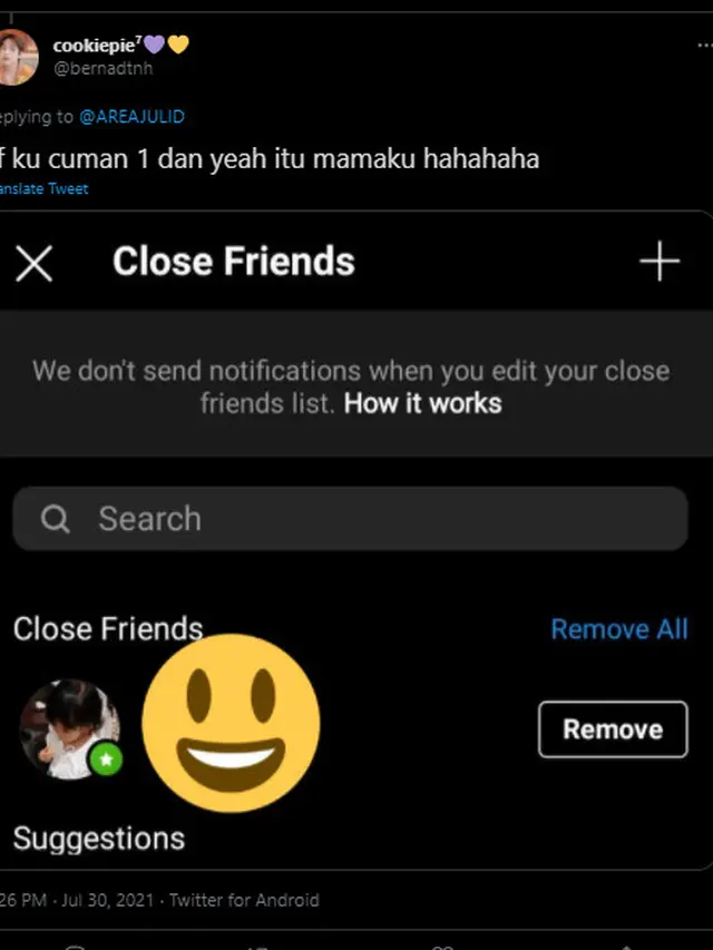 6 Potret Kocak Netizen Pamer Close Friend Instagram Ini Bikin Geleng Kepala