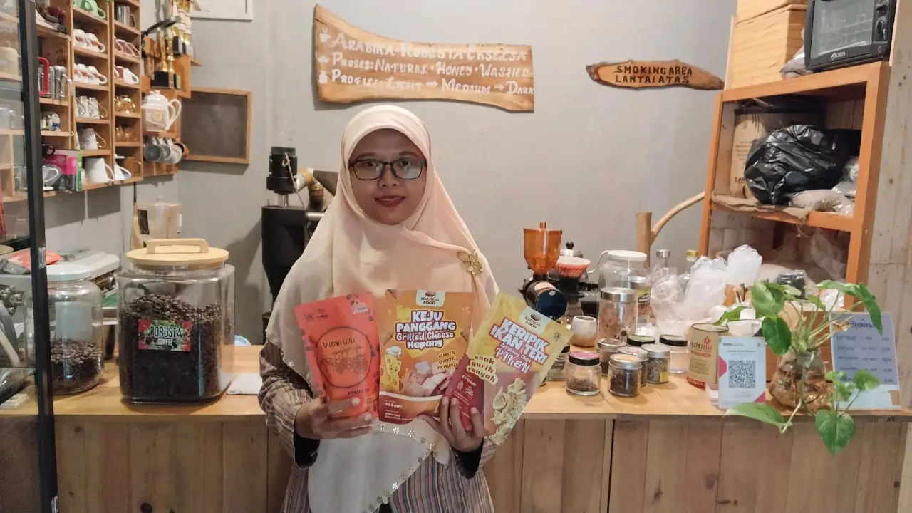 Pemilik usaha UMKM Bantul, Rifqi Rozanah
