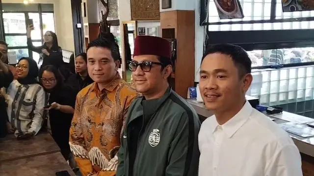 Andre Taulany saat menjelaskan ihwal perceraiannya dengan Rien Wartia