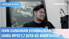 Ivan Gunawan jalani pemeriksaan di Bareskrim Polri sebagai saksi dalam kasus dugaan penipuan investasi robot trading DNA Pro. Igun diketahui dikontrak senilai Rp 1,9 miliar oleh DNA Pro dan telah mengembalikan dana sebesar Rp 921,7 juta ke Bareskrim.