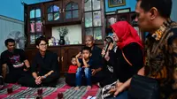 Satu hari di Yogyakarta, Muhammad Zinedine Alam Ganjar berkesempatan napak tilas mengunjungi tempat tinggal bapaknya semasa SMA dan kuliah di kawasan Pakel Baru Selatan, DI Yogyakarta, Selasa (6/2) (Istimewa)