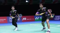 Ganda putra Indonesia Leo Rolly Carnando/Bagas Maulana lakoni debut di Japan Open 2024. (Dok PBSI)