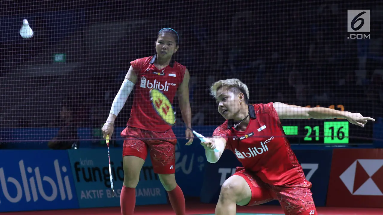 Greysia Polii / Apriyani Rahayu Benamkan Asa Pebulutangkis Denmark
