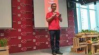 Acara Panah Merah Go Online, Jakarta, Senin (8/4/2019).