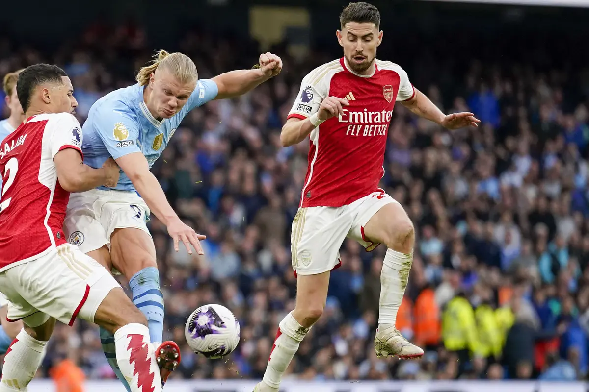 Foto: Erling Haaland Tak Berkutik, Man City Gagal Taklukkan Arsenal di Liga Inggris
