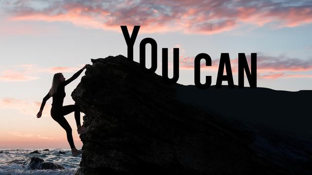 Ilustrasi semangat, motivasi, inspirasi