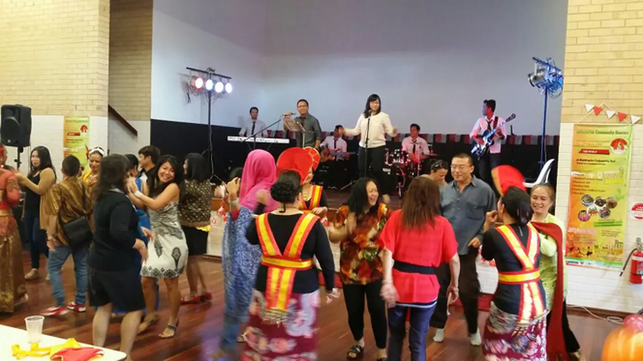 Kopi Dangdut Goyang Warga Indonesia dan Australia di Perth
