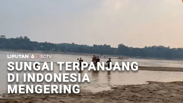 Sungai Terpanjang di Indonesia Mengering