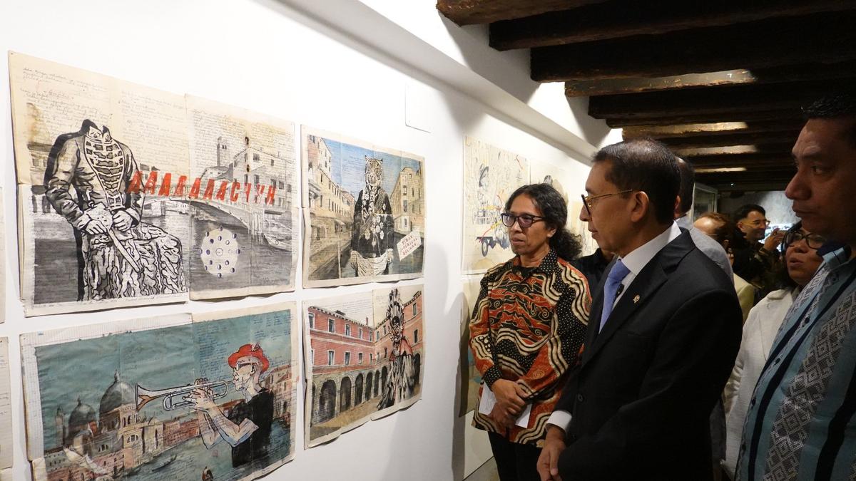 Paviliun Indonesia di Venice Biennale 2026 Resmi Dibuka, Rayakan Imajinasi Seniman Lintas Generasi