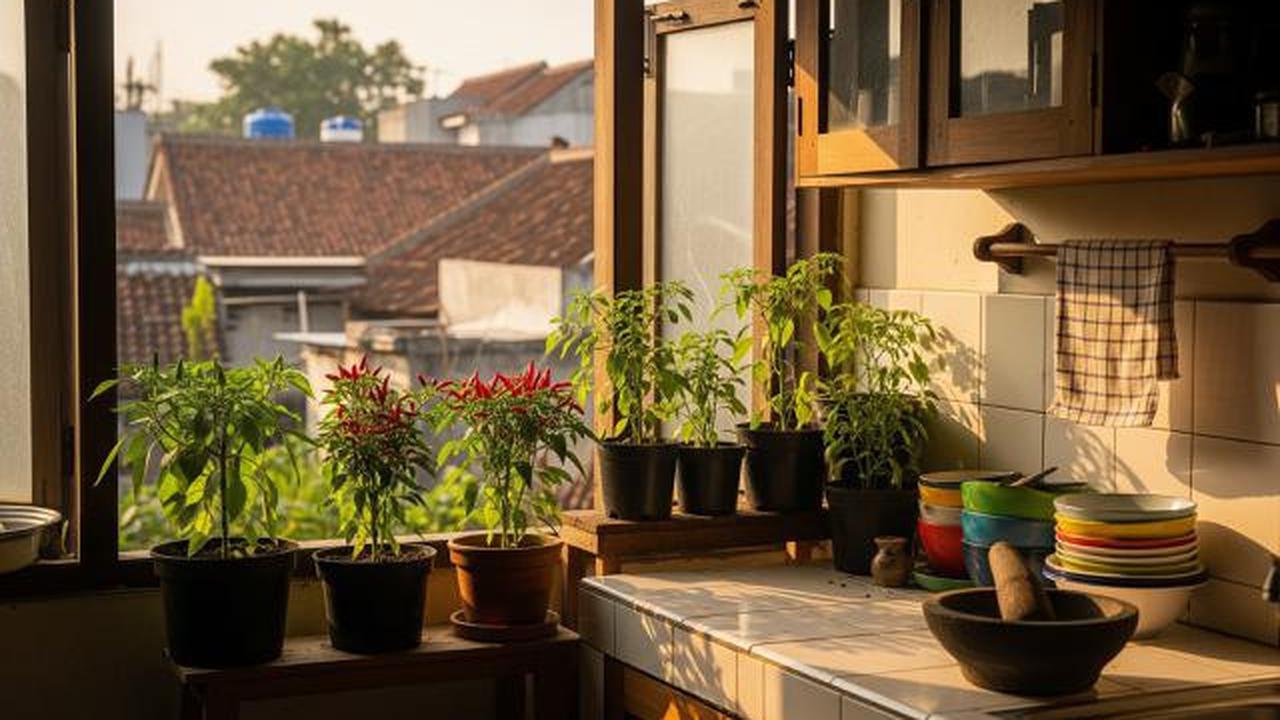 7 Ide Kebun Cabai Mini di Rumah Tanpa Halaman, Solusi Bertanam di Lahan Terbatas