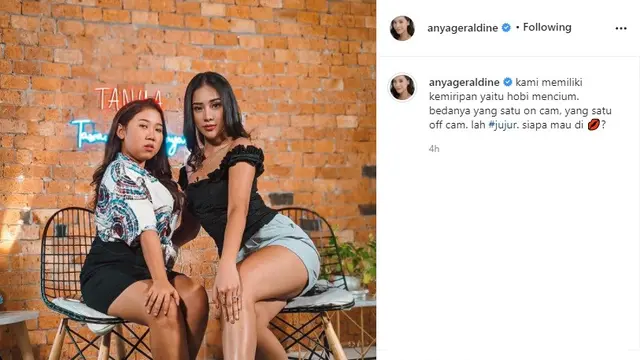 Anya Geraldine - Kiky Saputri (Foto: Instagram/@anyageraldine)