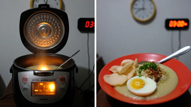 Bubur Ayam Rice Cooker