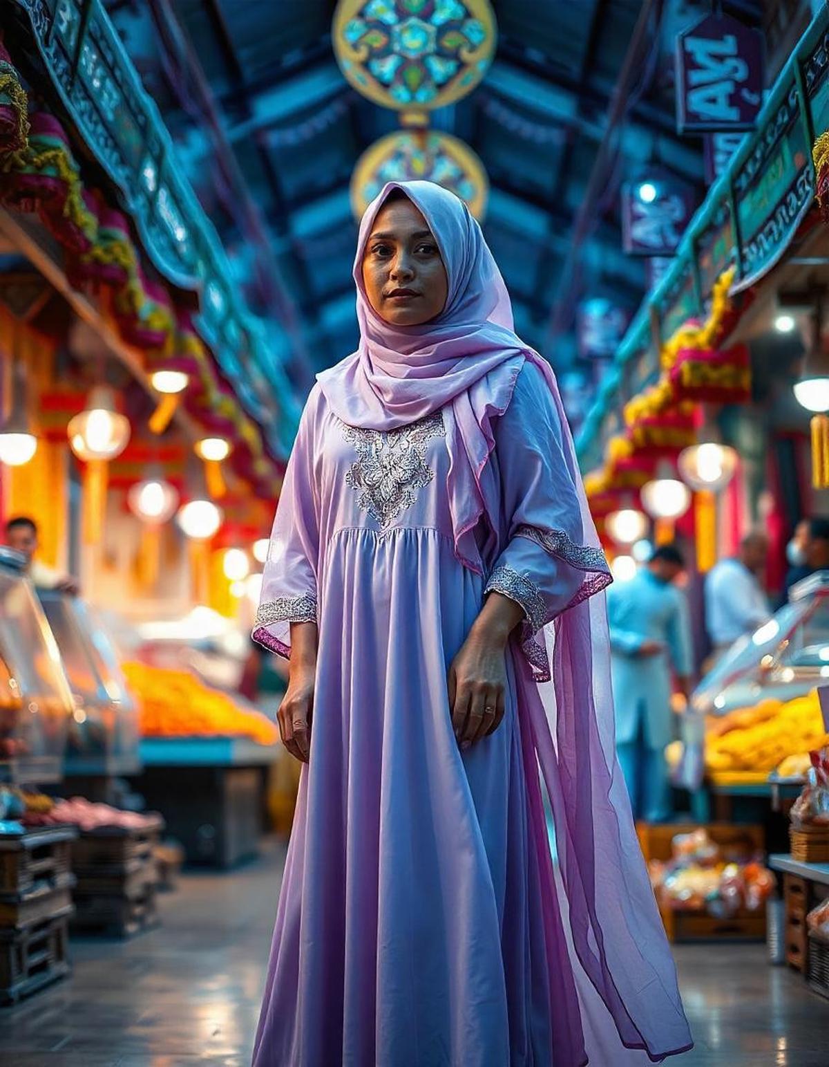 Baju Lebaran 2025 Misty Lavender
