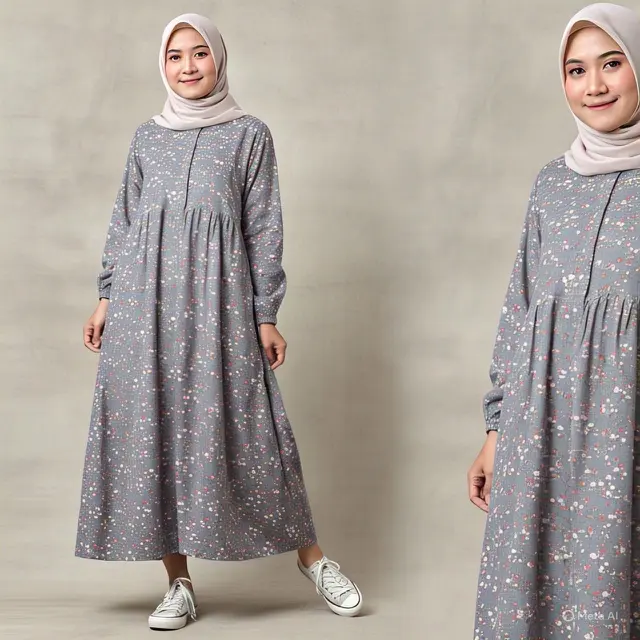 Model Gamis untuk Wanita Usia 20-an/Meta AI