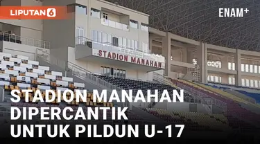 Jelang Piala Dunia U-17, Stadion Manahan Terus Dipercantik