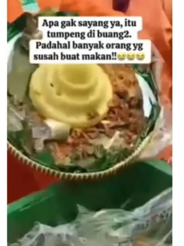 Viral Video Nasi Tumpeng Dibuang Usai Pecahkan Rekor MURI di Ultah Kabupaten Karawang.