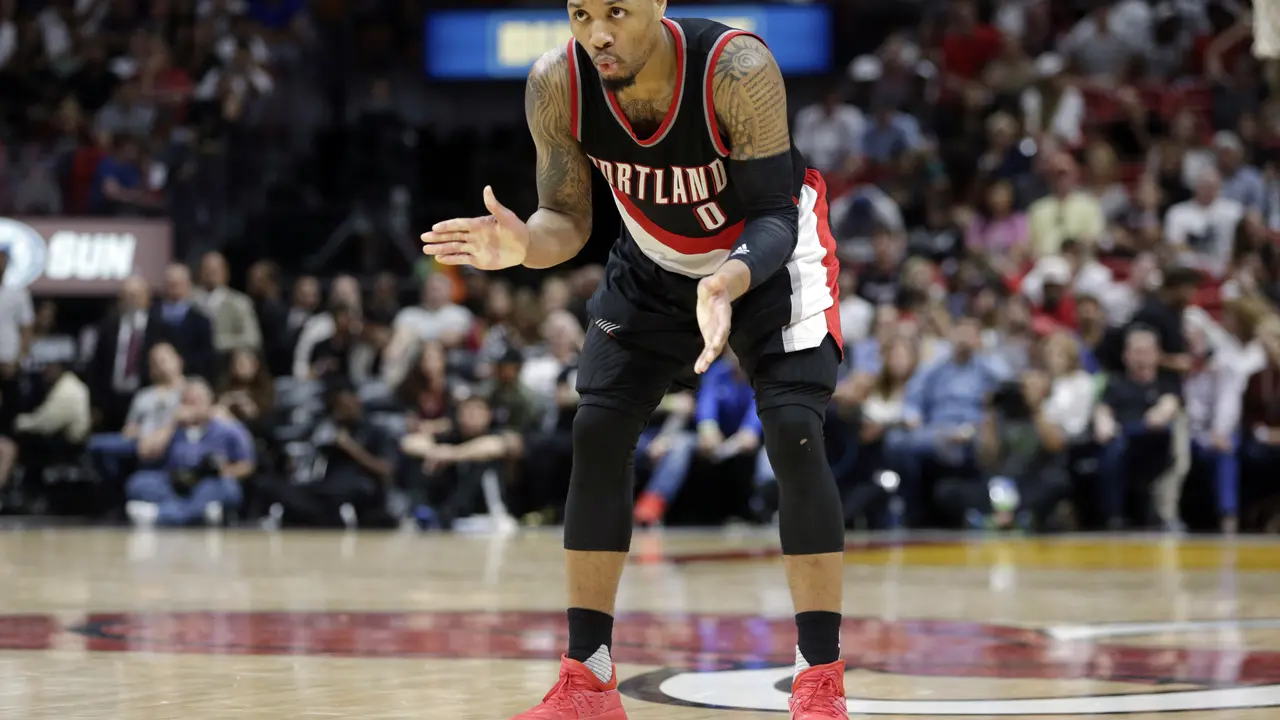 Penggawa Portland Trail Blazers Damian Lillard gagal membantu timnya mengalahkan Minnesota Timberwolves, Selasa (4/4/2017) pagi WIB. 