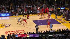 Los Angeles Lakers meraih kemenangan atas Washington Wizards 102-99 berkat double-double Brandon Ingram.