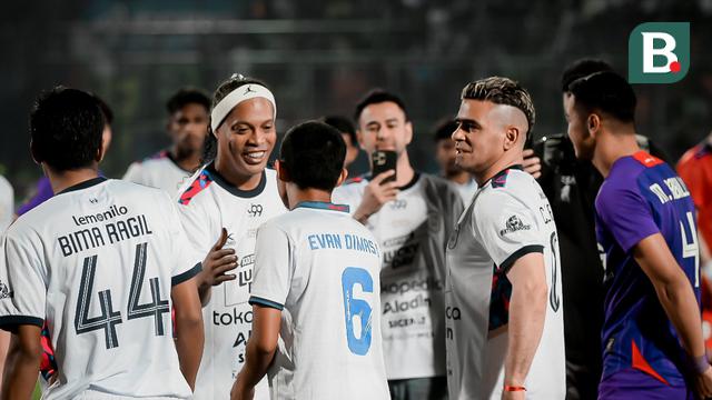 Ronaldinho di Trofeo Meet the Star.