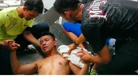 Adu Jotos dengan Deddy Corbuzier, Volland Humonggio Kesakitan