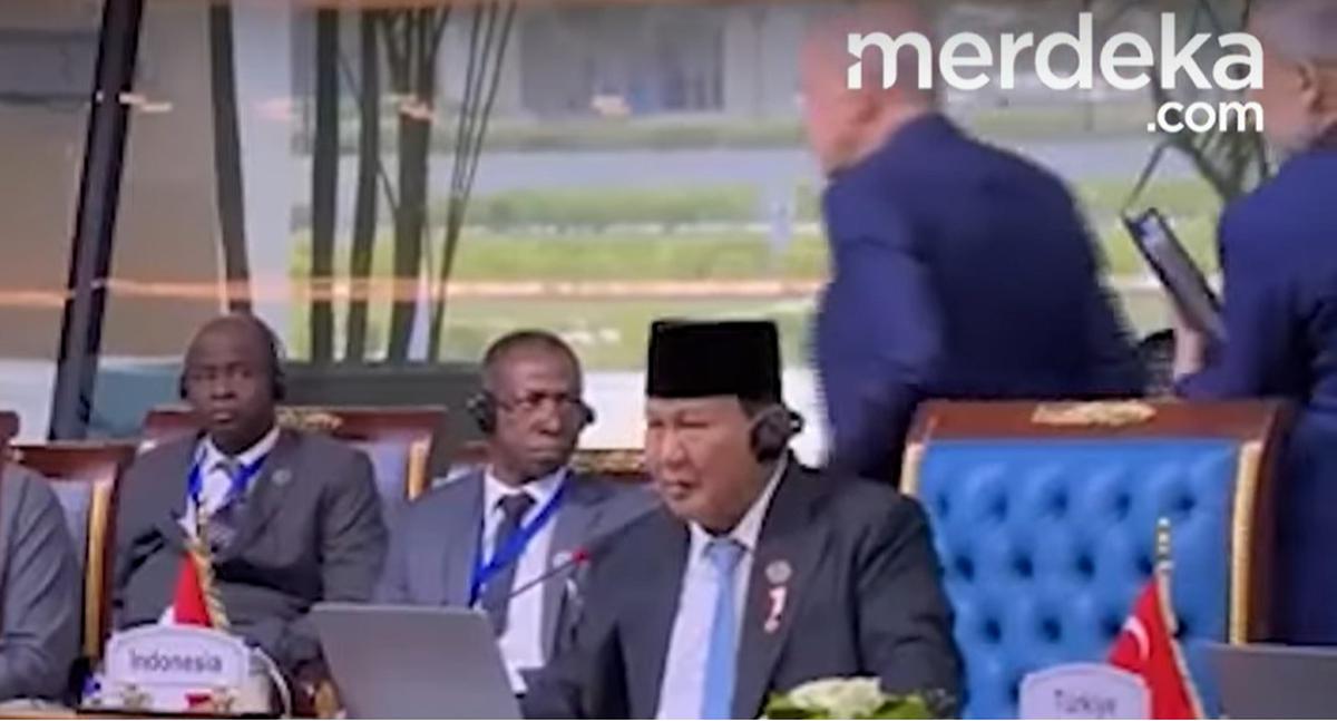 Momen Presiden Turki Erdogan Walk Out Saat Prabowo Pidato soal Palestina