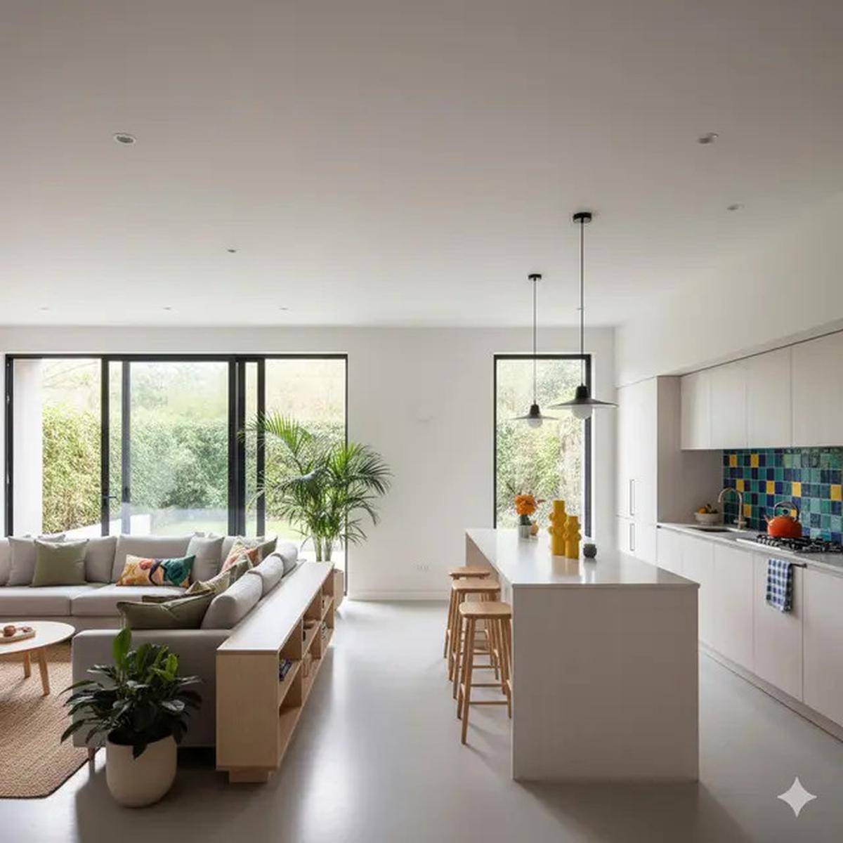 7 Tren Desain Dapur Menyatu dengan Ruang Keluarga Bergaya Open Space