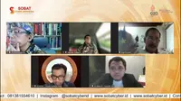 Webinar Sobat Cyber Indonesia, dengan tema “Data Free Flow with Trust (DFFT): Jalan Menuju Kekuatan Ekonomi Digital. (Ist)