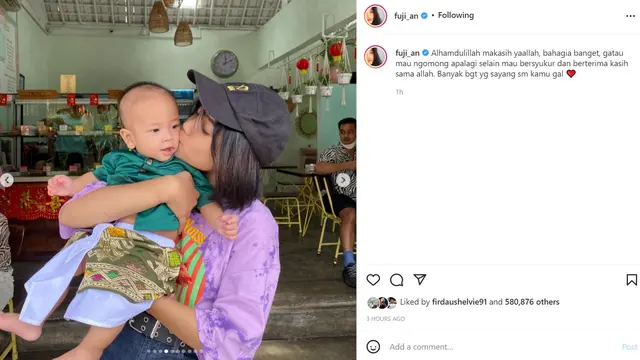 Fuji, adik ipar Vanessa Angel (Foto: Instagram/@fuji_an)