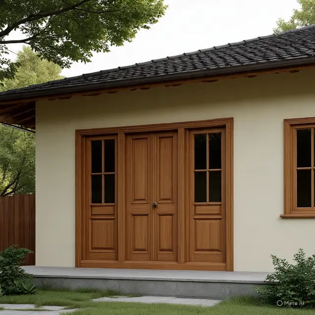 Model Rumah yang Sederhana di Dalam Gang