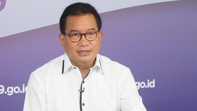 Juru Bicara Satgas Penanganan COVID-19 Wiku Adisasmito mengatakan kabupaten/kota dengan jumlah kasus aktif dan meninggal terbanyak itu yang padat penduduknya saat konferensi pers di Graha BNPB, Jakarta, Kamis (29/10/2020). (Tim Komunikasi Satgas COVID-19)