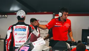 Honda Team Asia menjanjikan Veda Ega Pratama bakal lebih cepat pada hari kedua Moto3 Italia 2026. (Dok. Honda Team Asia)