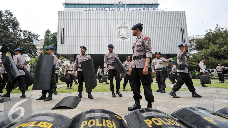 Pengamanan Debat Cagub DKI