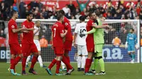 Swansea vs Liverpool digelar pada Sabtu (1/10/2016) malam WIB. Liverpool menang 2-1. (Reuters / Stefan Wermuth)