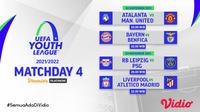 Jadwal dan Live Streaming UEFA Youth League Matchday 4 di Vidio Pekan Ini. (Sumber: dok. vidio.vom)