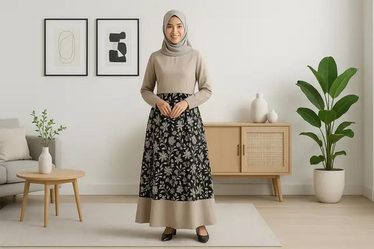 7 Model Gamis Katun Terbaru 2025, Tampil Stylish dan Tetap Nyaman Sepanjang Hari