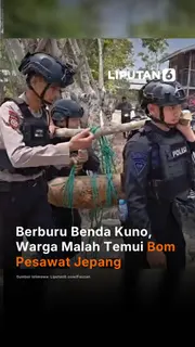 Berburu Benda Kuno, Warga Malah Temui Bom Pesawat Jepang