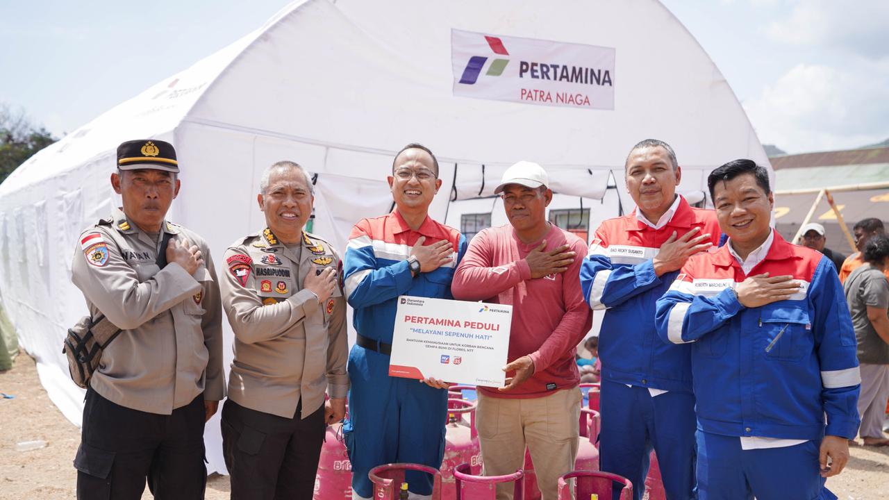 Bantu Pengungsi Gempa NTT, Pertamina Suplai Logistik dan Medis