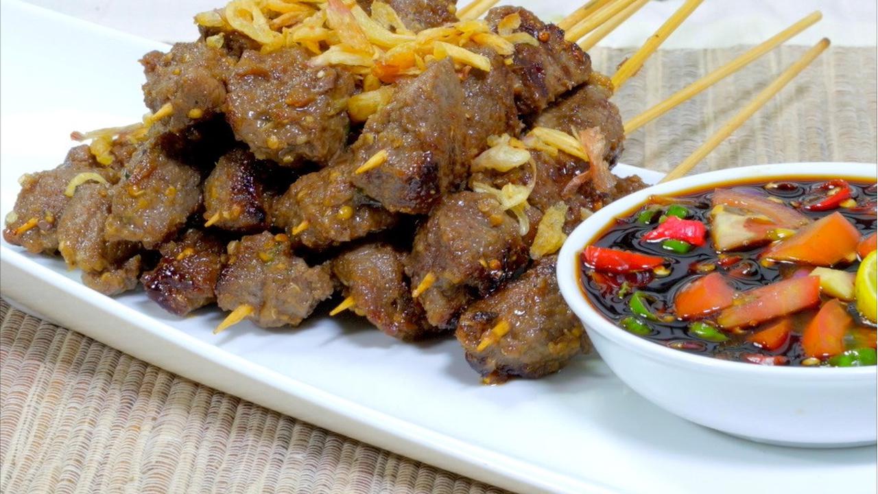 Sate Sapi Bumbu Ketumbar (Foto: Masak.tv)