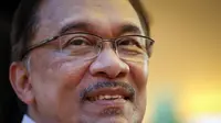 Mantan Wakil PM Malaysia Anwar Ibrahim yang saat ini memimpin Parti Keadilan Rakyat (PKR) (AP Photo/Vincent Thian, File)