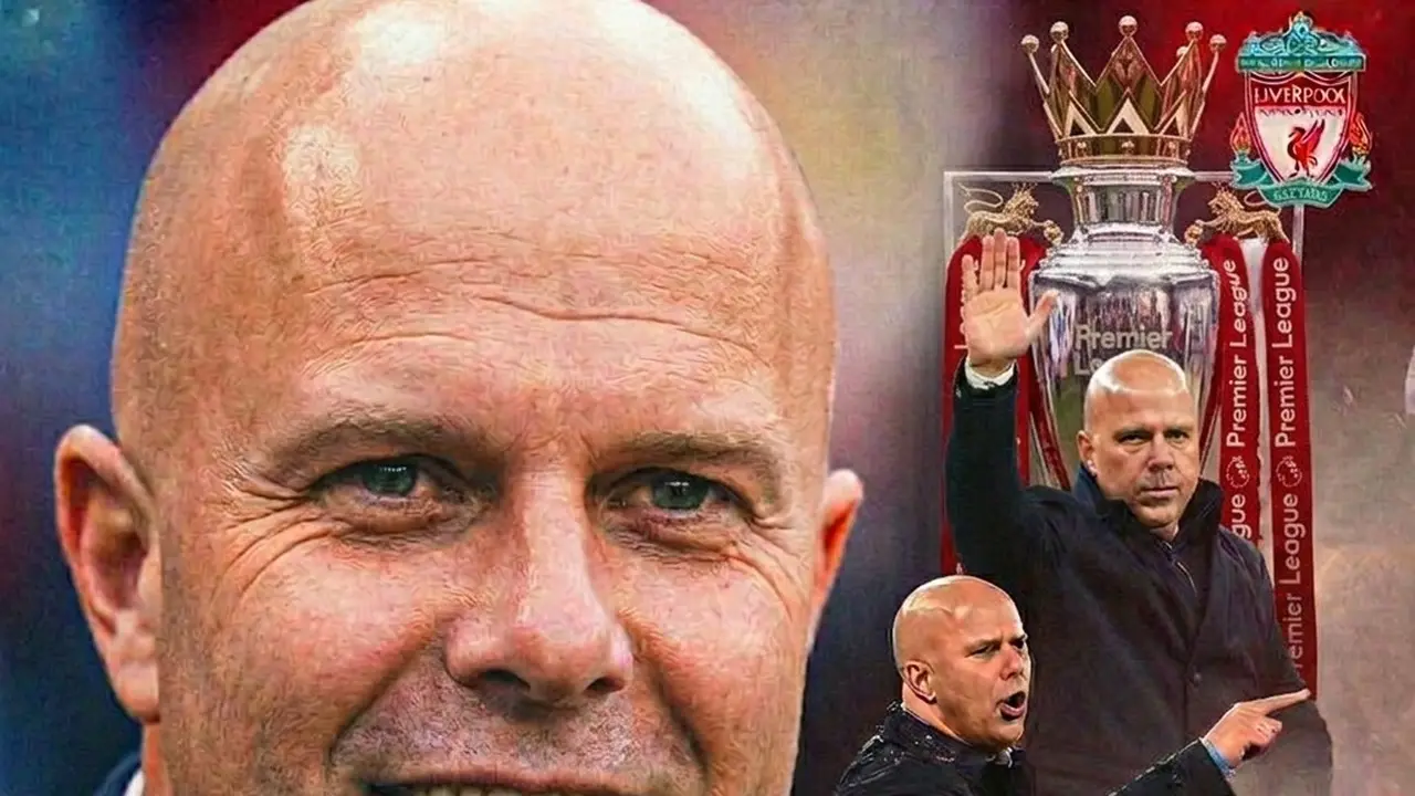 Ilustrasi Arne Slot di Liverpool. (Bola.com/AFP/Gemini)